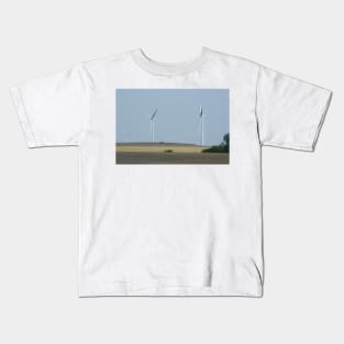 Kansas Country Electric Windmill's Kids T-Shirt